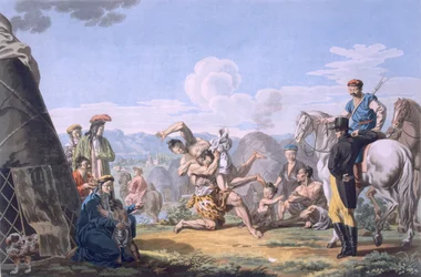 Kalmuks Wrestling